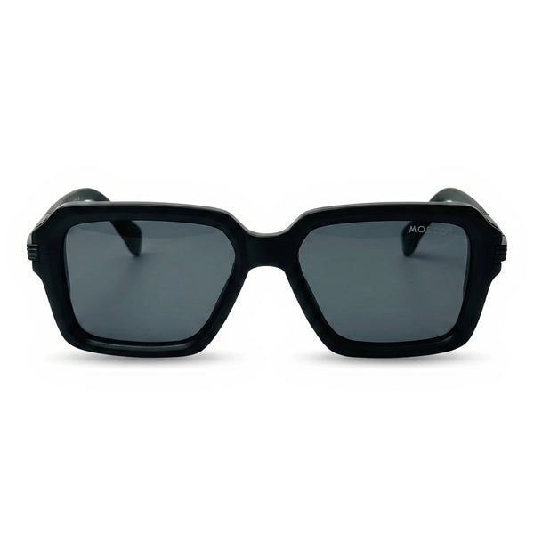 Slate Black Square Sunglasses