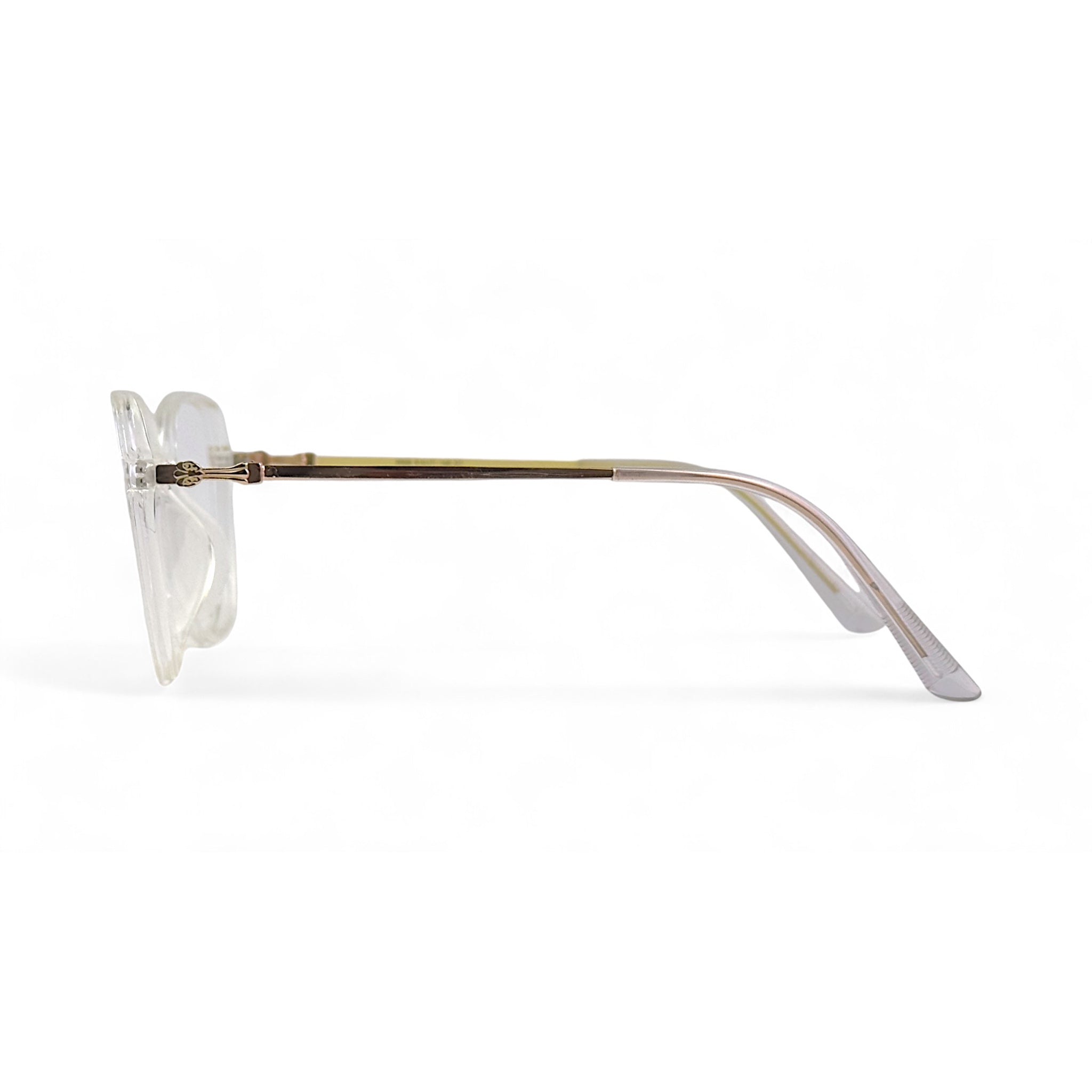 Clear Transparent Square Frame Eyeglasses