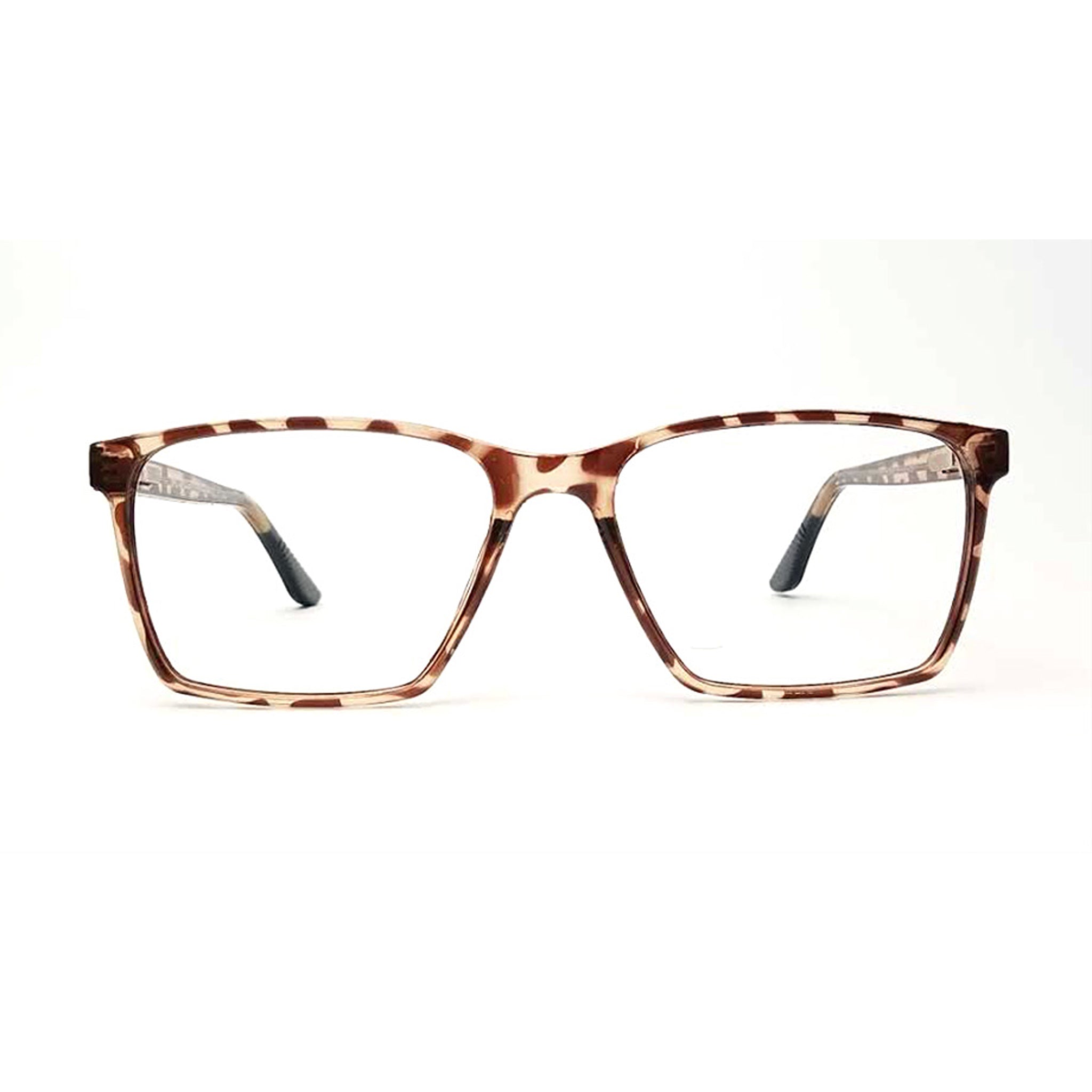 Brown Leopard Rectangle Eyeglasses