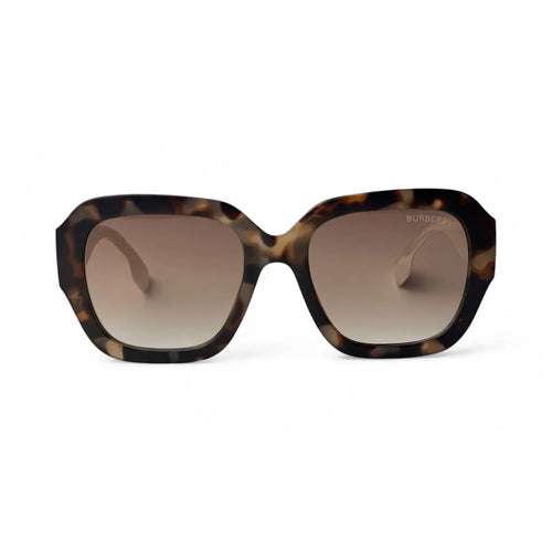 Bold Burberry Pattern Square Women Sunglasses