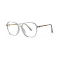 Clear Transparent Square Frame Eyeglasses