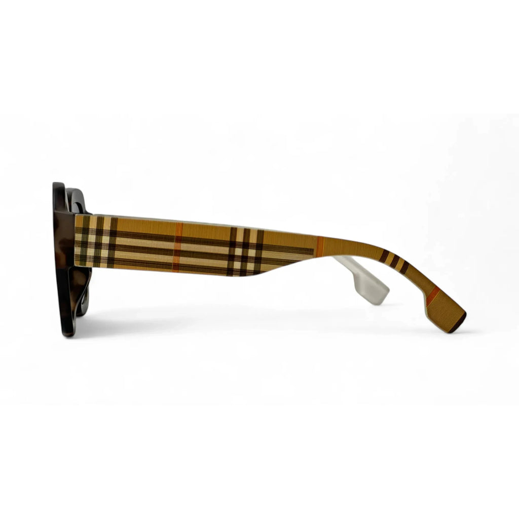 Bold Burberry Pattern Square Women Sunglasses