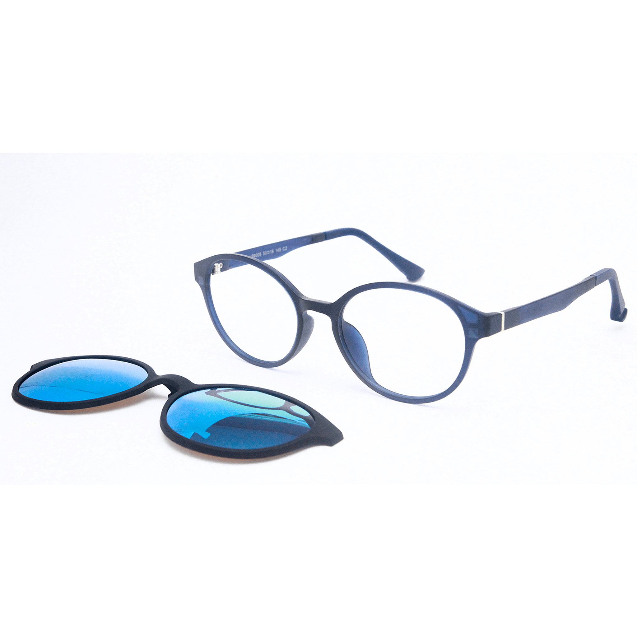 Clip-on Blue Shine Glasses