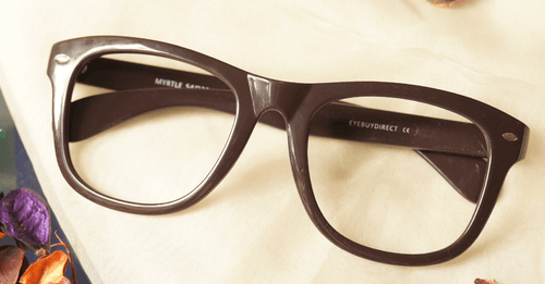 a close up of glasses