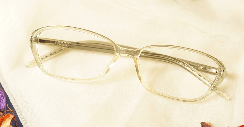 a close up of glasses