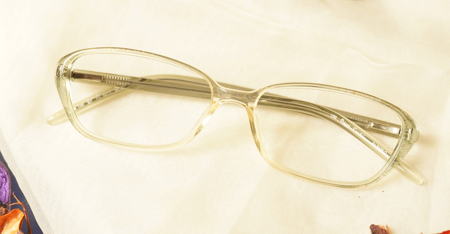 a close up of glasses