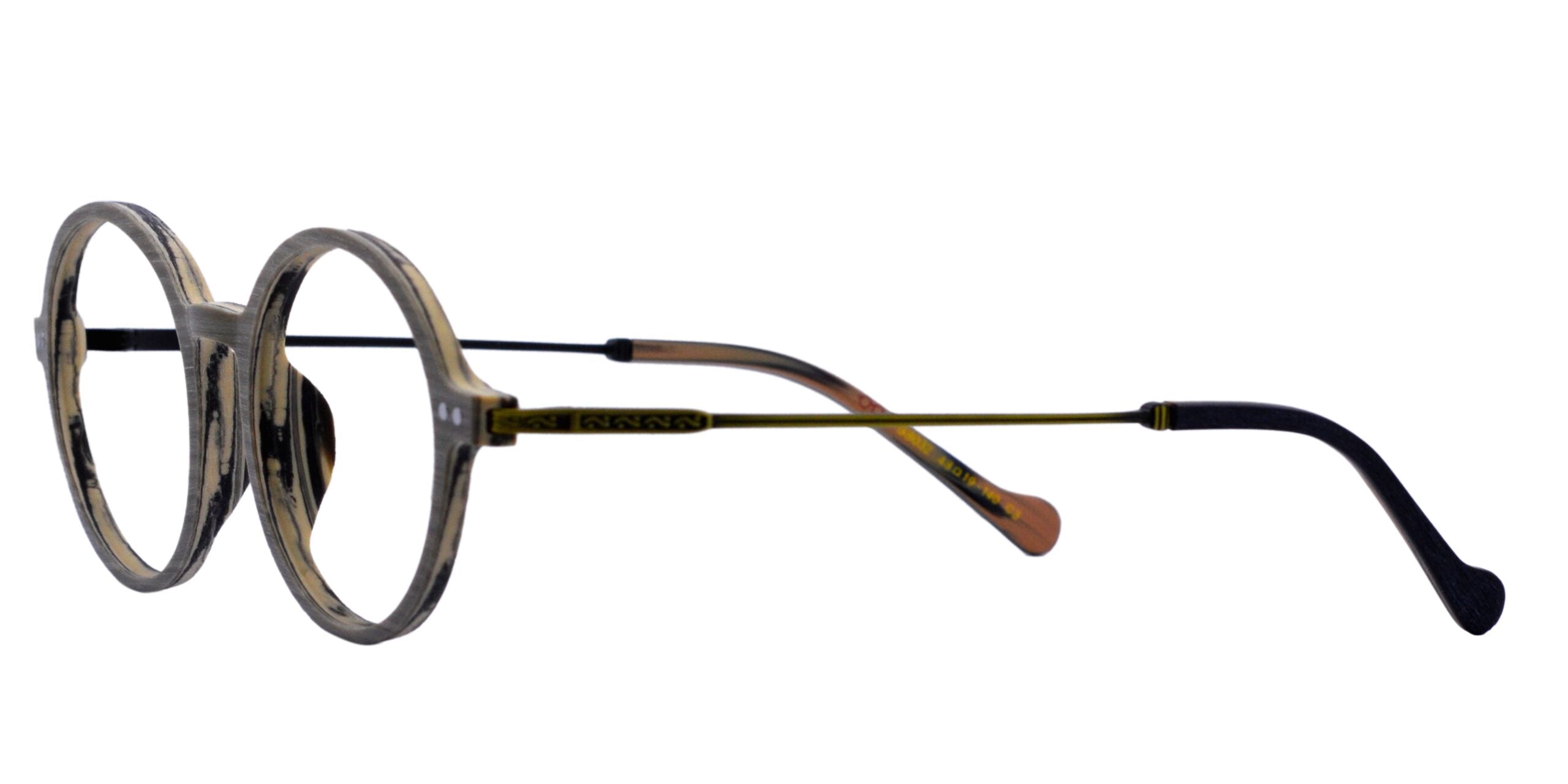 a glasses with white background.