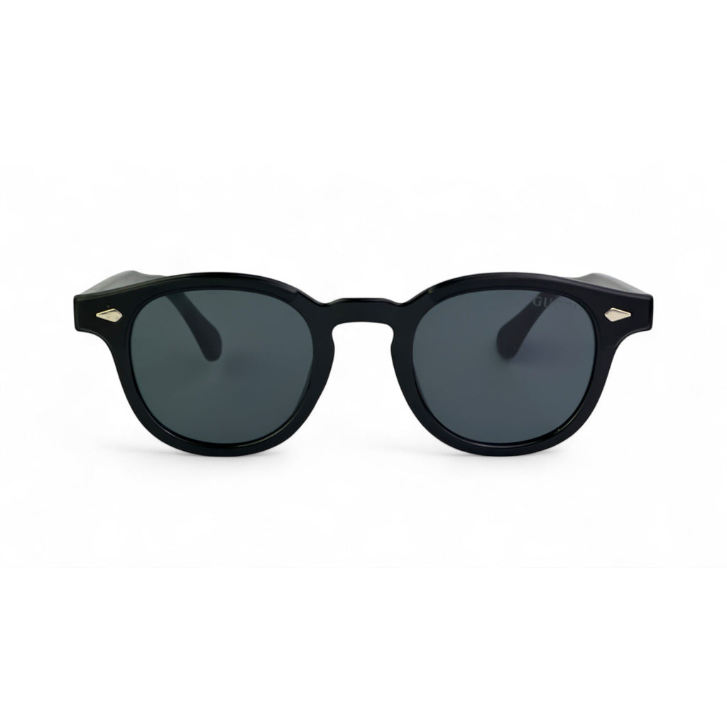 Classic Elite Black Oval Sunglasses