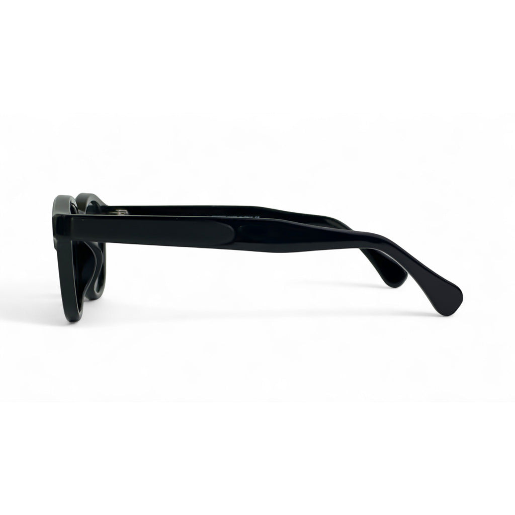 Classic Elite Black Oval Sunglasses