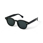 Classic Elite Black Oval Sunglasses