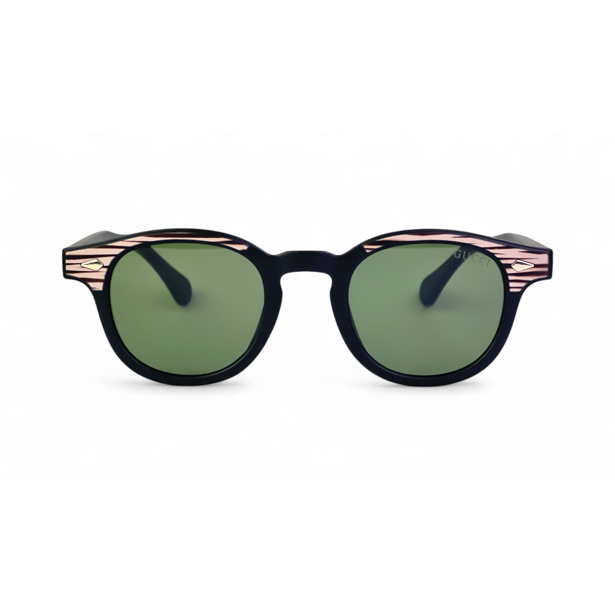 Classic Elite Wooden Oval Sunglasses