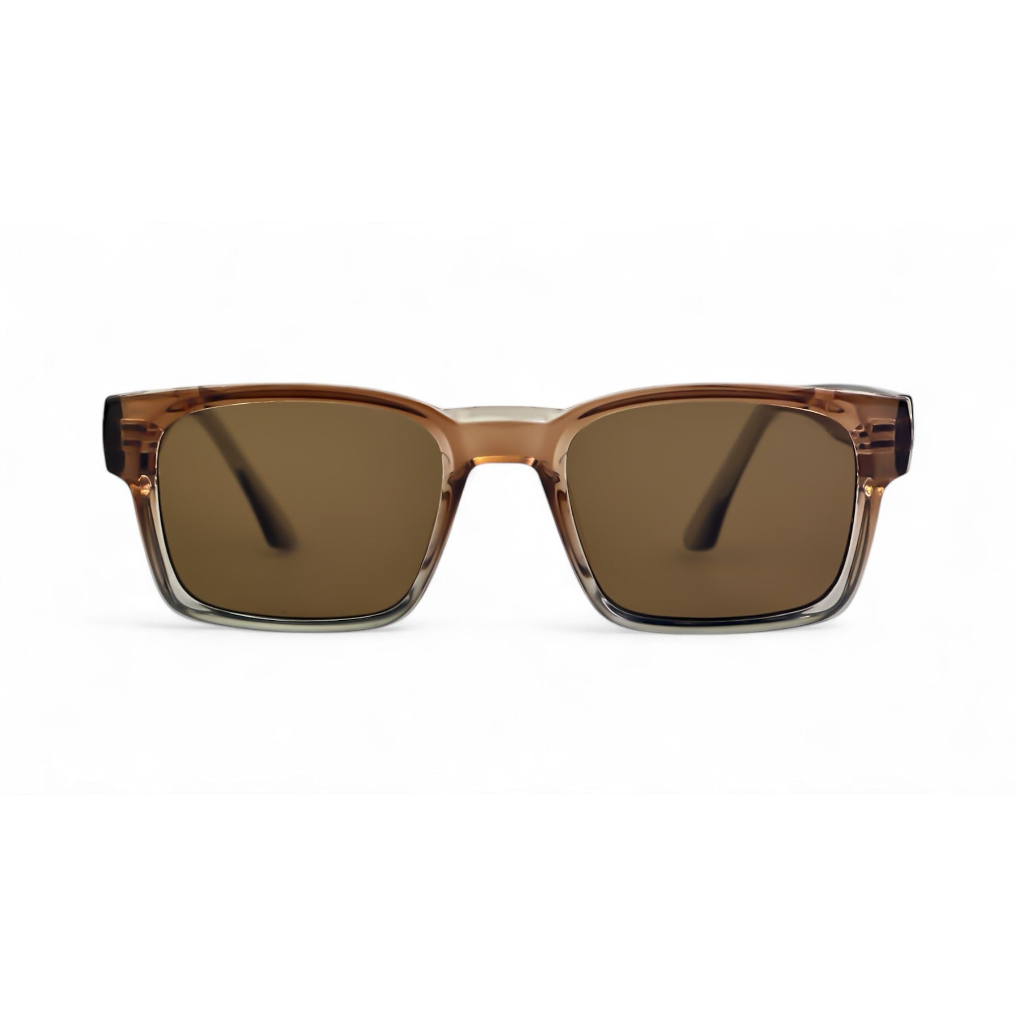 Modern Urban Sleek Sunglasses Brown Shades