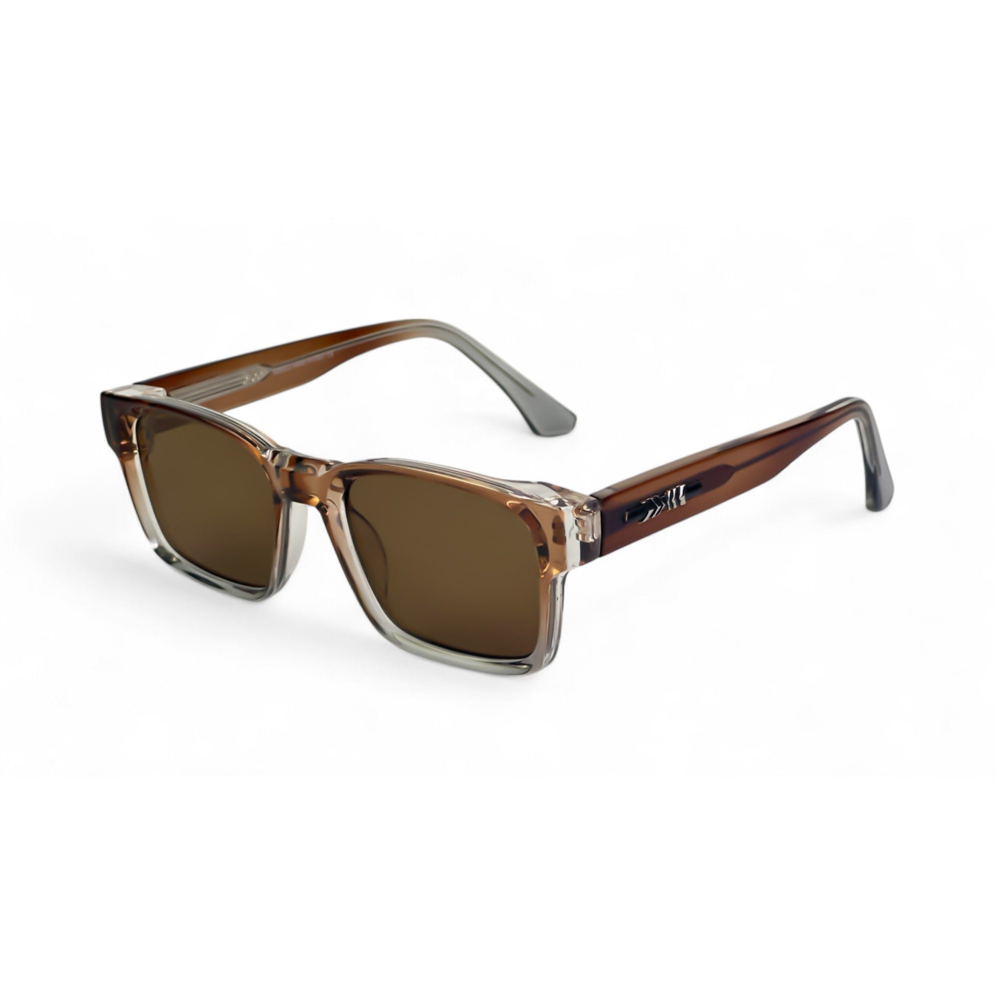Modern Urban Sleek Sunglasses Brown Shades