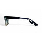 CrystalShade Bold Dual Shade Blue Rectangle Sunglasses