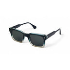 CrystalShade Bold Dual Shade Blue Rectangle Sunglasses