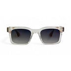 CrystalShade Bold Clear Transparent Rectangle Sunglasses