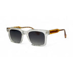 CrystalShade Bold Clear Transparent Rectangle Sunglasses