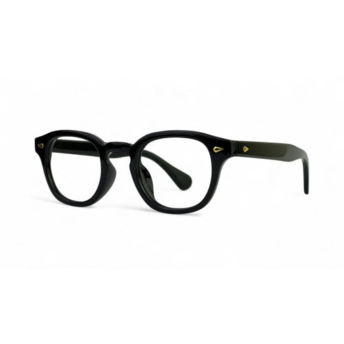 Black Collection Bold Round Eyeglasses
