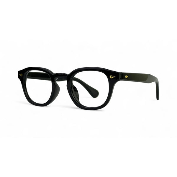 Black Collection Bold Round Eyeglasses