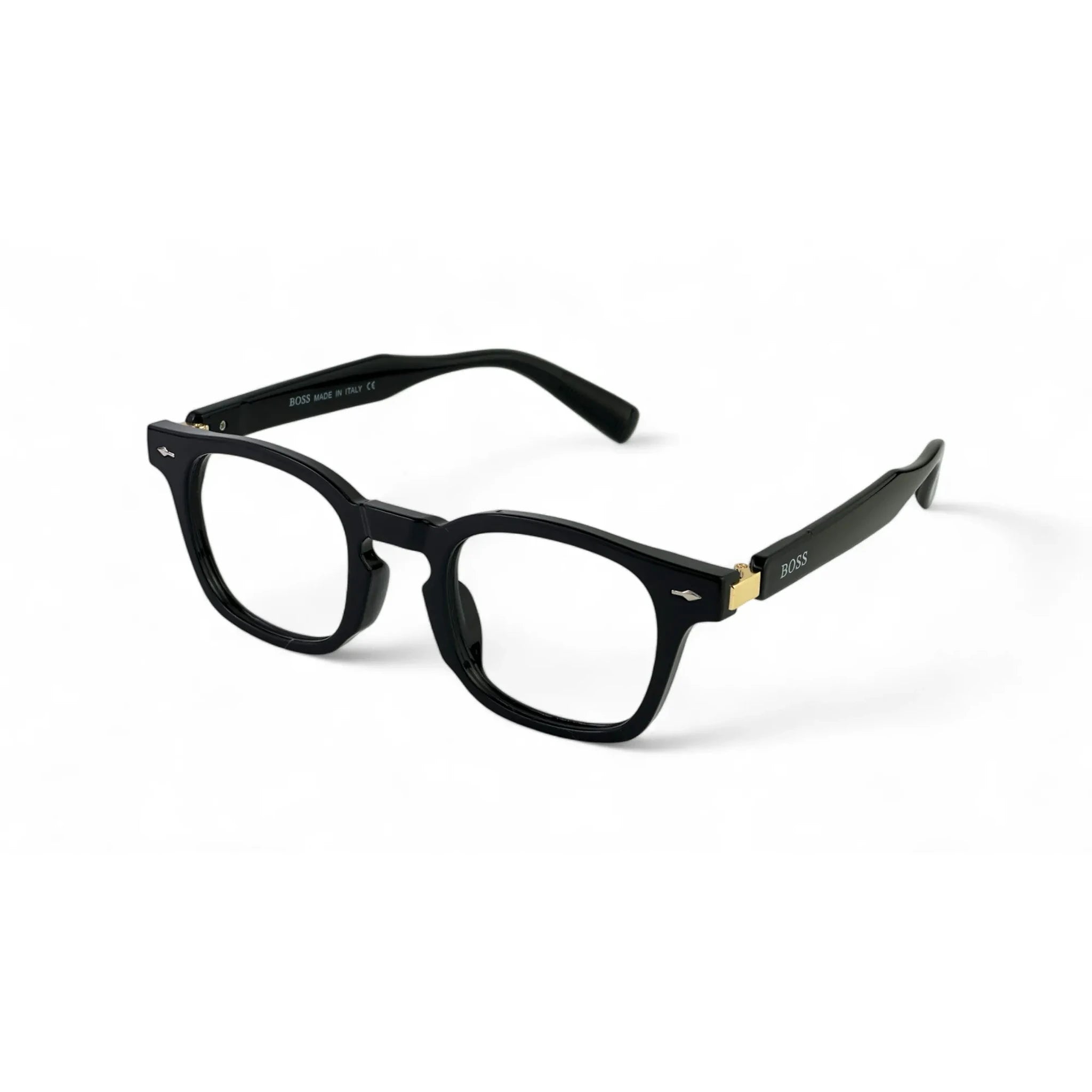 Black Collection Bold Square Eyeglasses