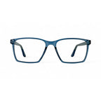 Rectangle Blue Eyewear Frames Eyeglasses