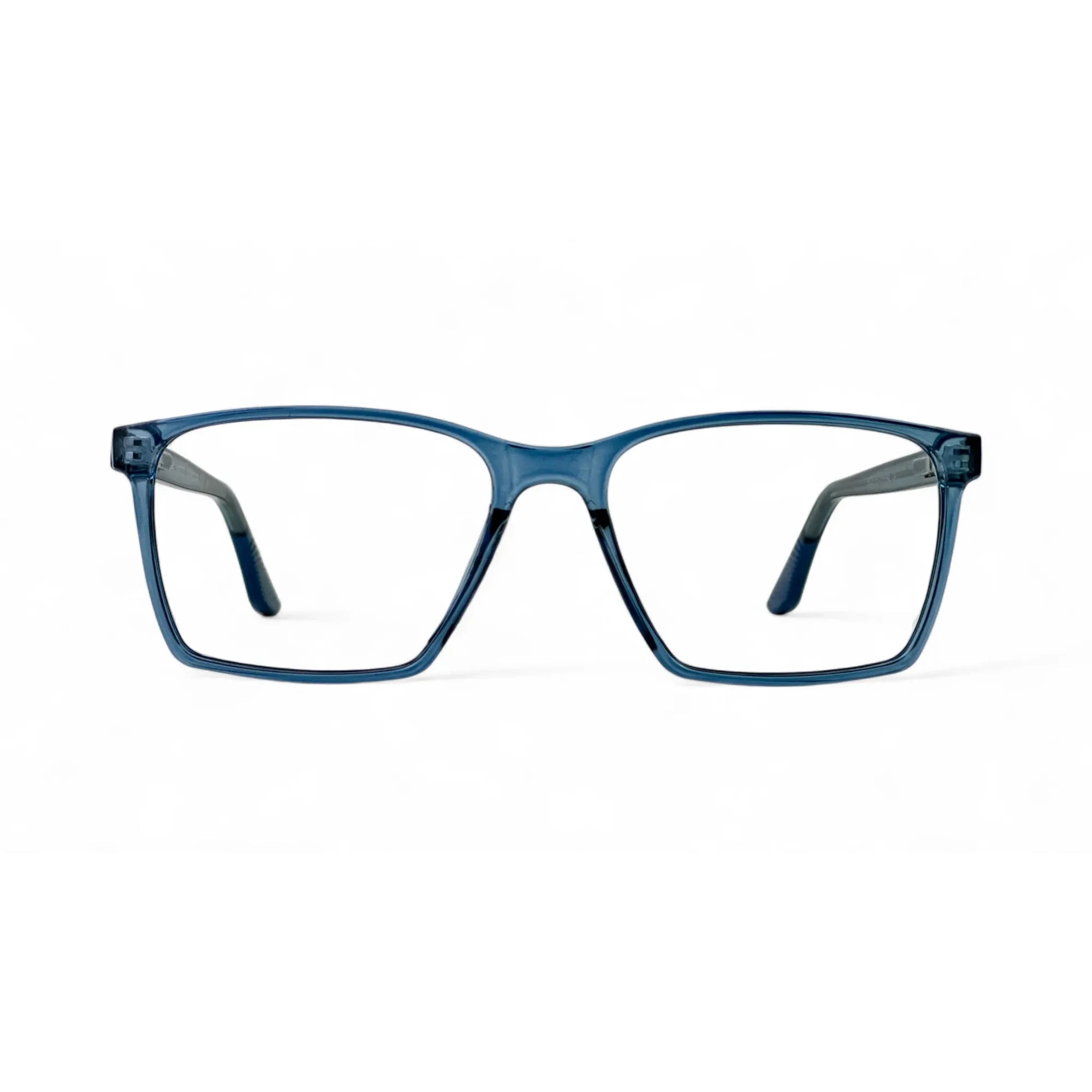 Rectangle Blue Eyewear Frames Eyeglasses