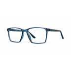 Rectangle Blue Eyewear Frames Eyeglasses