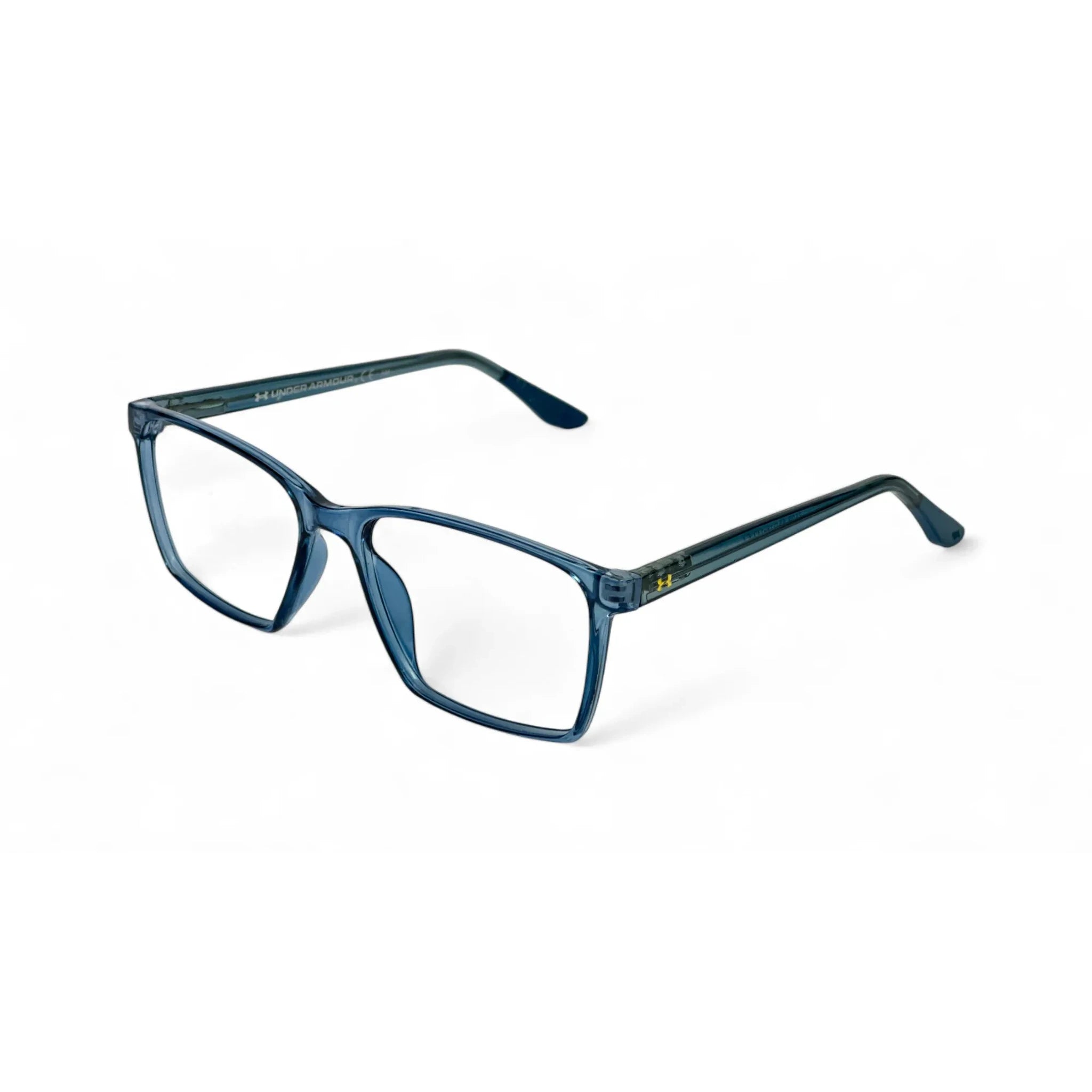 Rectangle Blue Eyewear Frames Eyeglasses