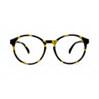 Patterned Yellow Black Circle Eyewear Frames