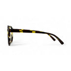 Patterned Yellow Black Circle Eyewear Frames