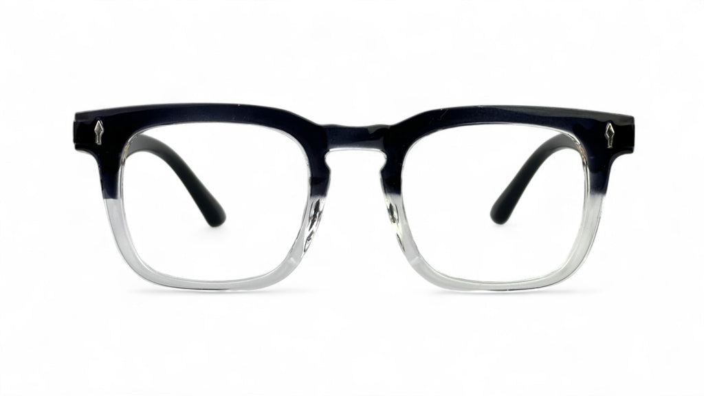 a glasses with white background
