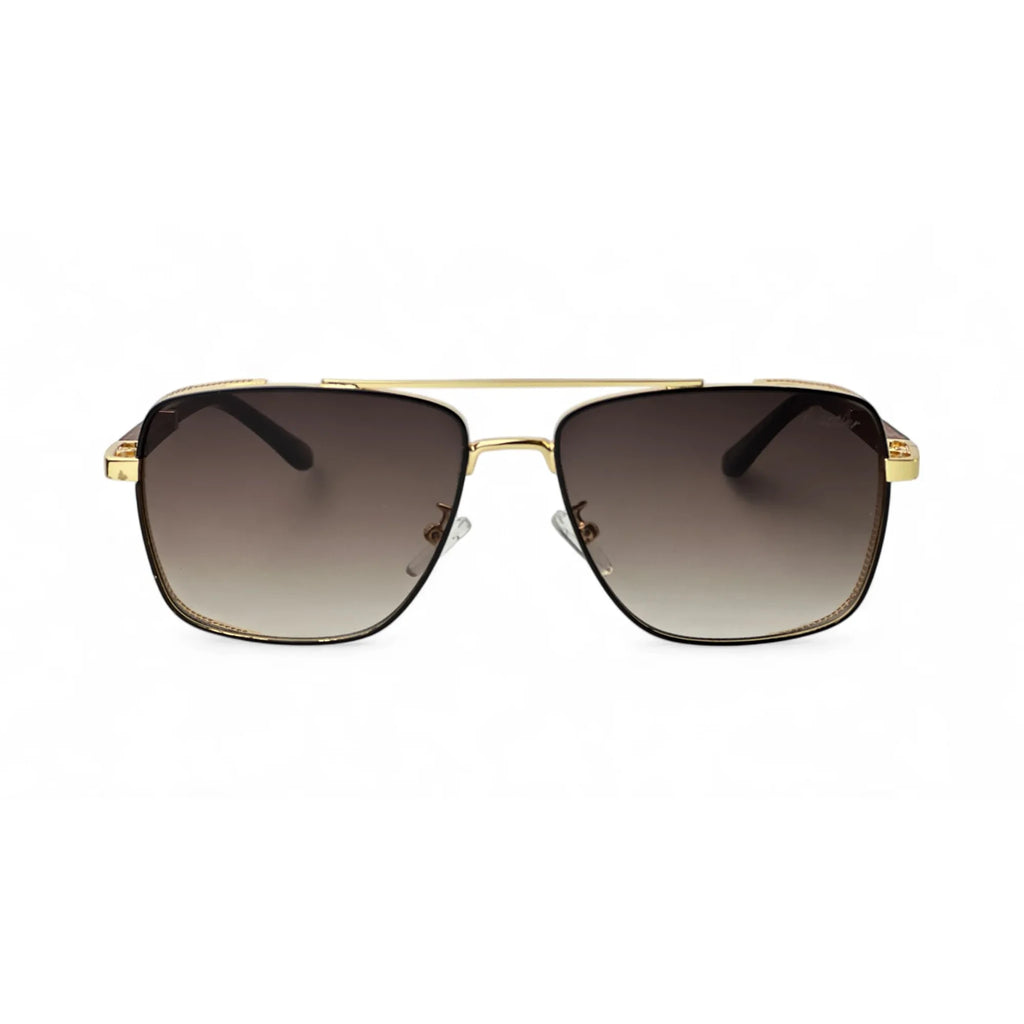 Golden Double Bridge Square Brown Shades
