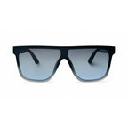 Sports Black Frame Flat Lime Shades Sunglasses
