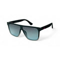 Sports Black Frame Flat Lime Shades Sunglasses