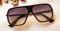 Aeronaut glasses - Silver placed on the table