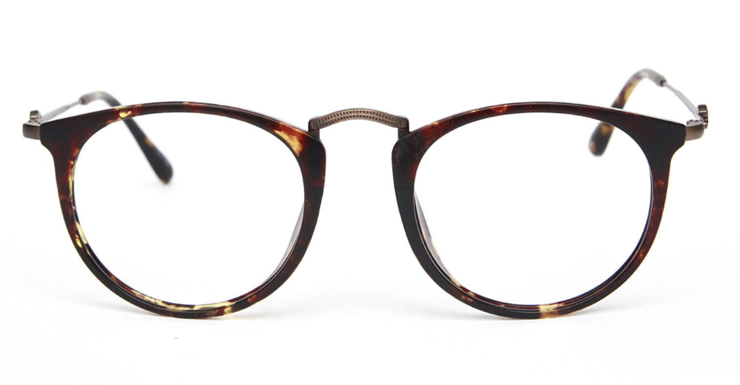 front side of Monadikos brown eyeglasses
