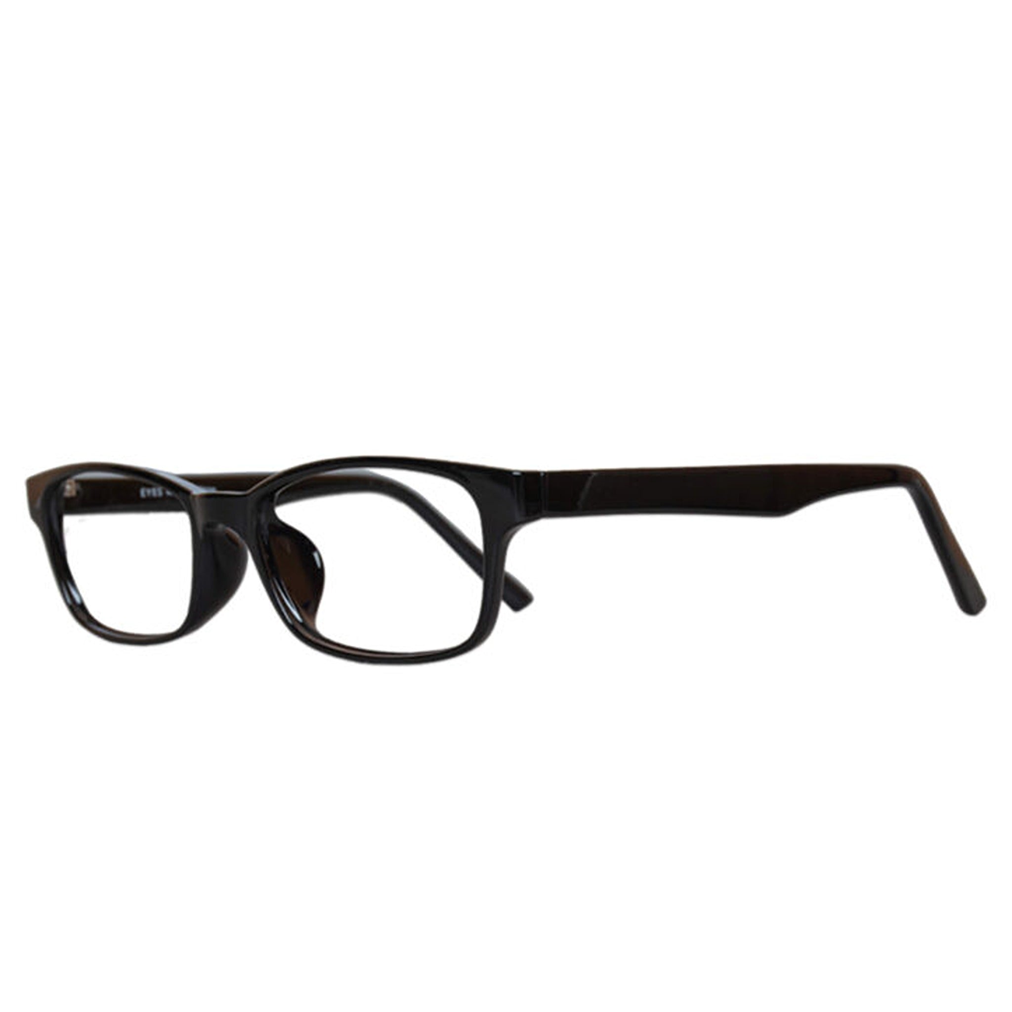 Clip-on Rectangle Sunglasses Black