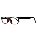 Dual Rectangle Eyeglasses Brown
