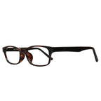 Dual Rectangle Eyeglasses Brown