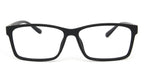 front side of Prodigious black square glasses