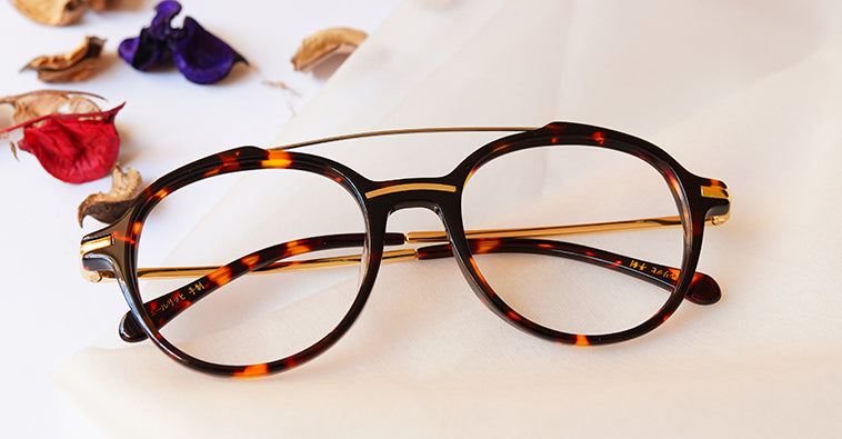 Triko Blue Cut Tortoise and Black colored Wayfarer Shape Eyeglasses