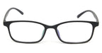 front side of Yugen black eyeglasses