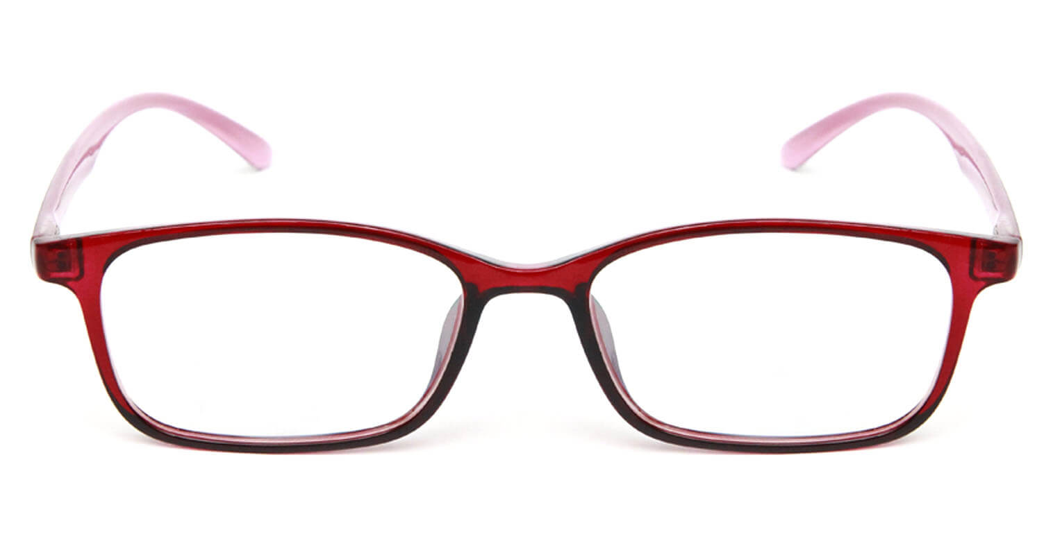 front side of Yugen marron Eyeglasses