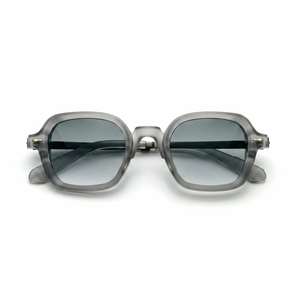 Orbit Gray Round Sunglasses