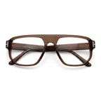 Bron Brown Square Eyeglasses