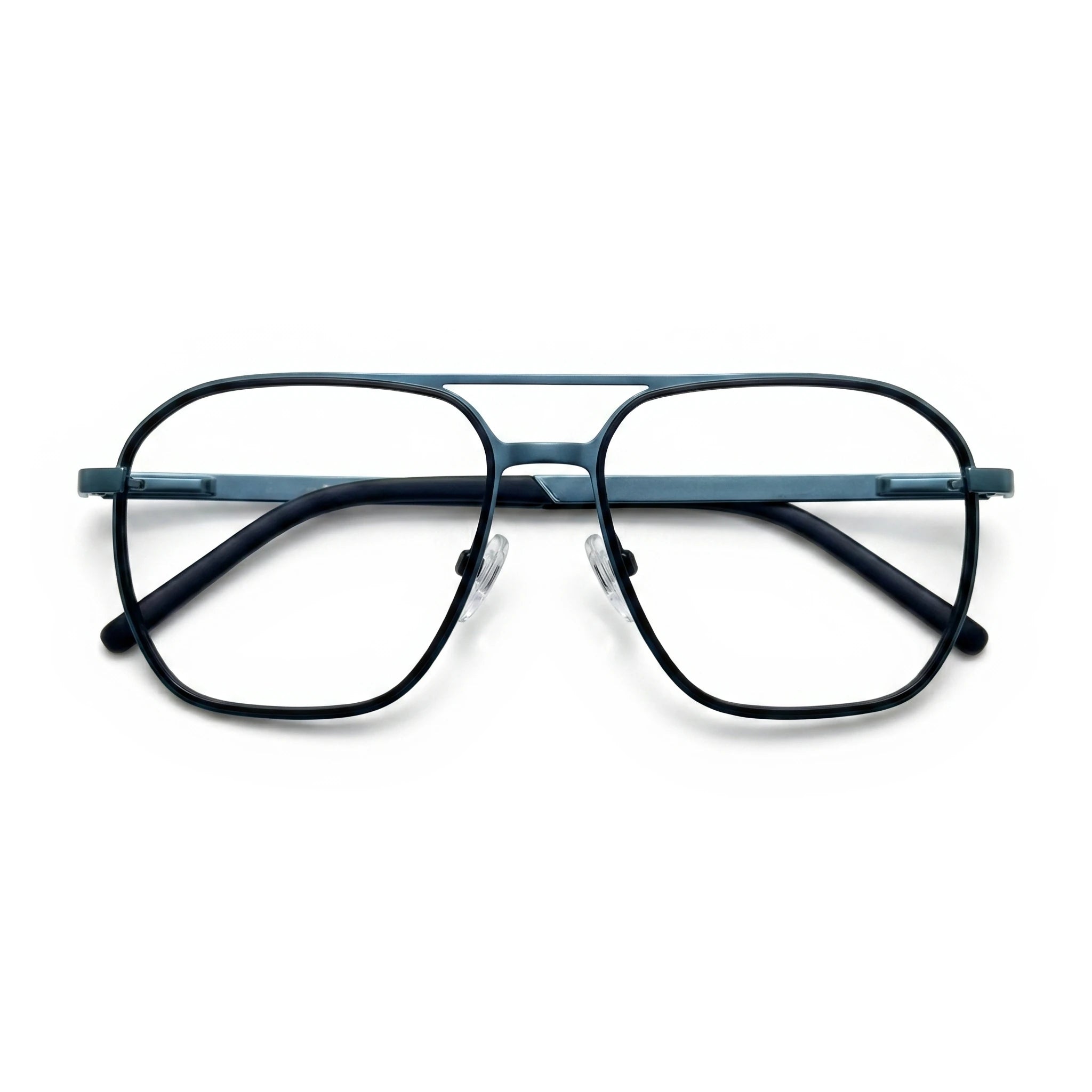 Miro Gray Blue Aviator Eyeglasses