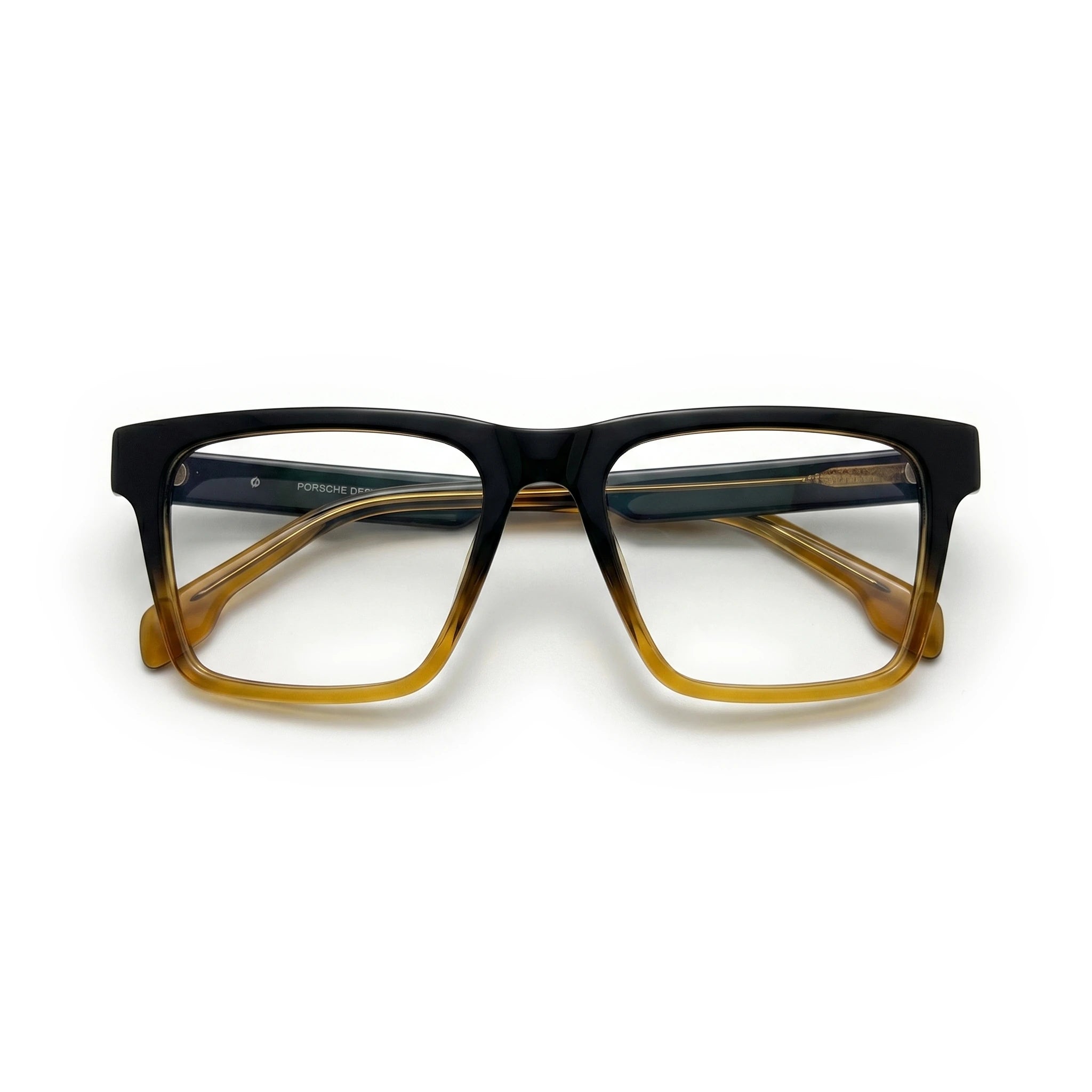 Dax Black golden Rectangle Eyeglasses