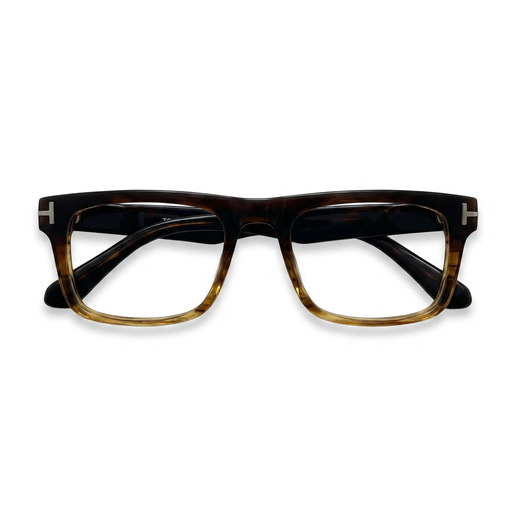Grif Tortoise Rectangle Eyeglasses