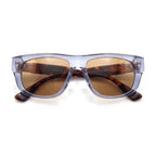 Salvo Blue Rectangle Sunglasses folded