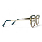 Arvella Green Cat Eye Eyeglasses folded